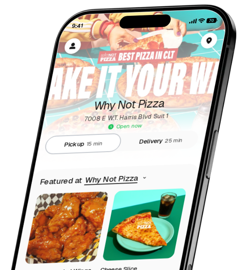 Why Not Pizza app preview