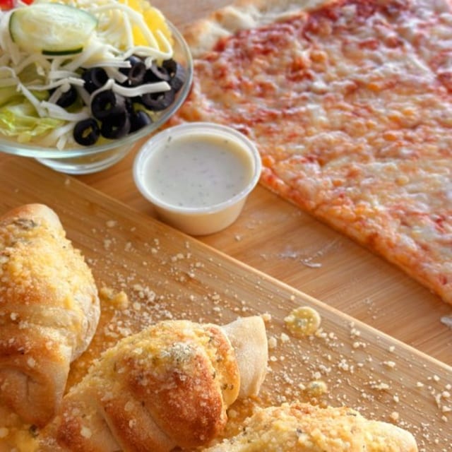 Big Cheese Slice + Side Salad.