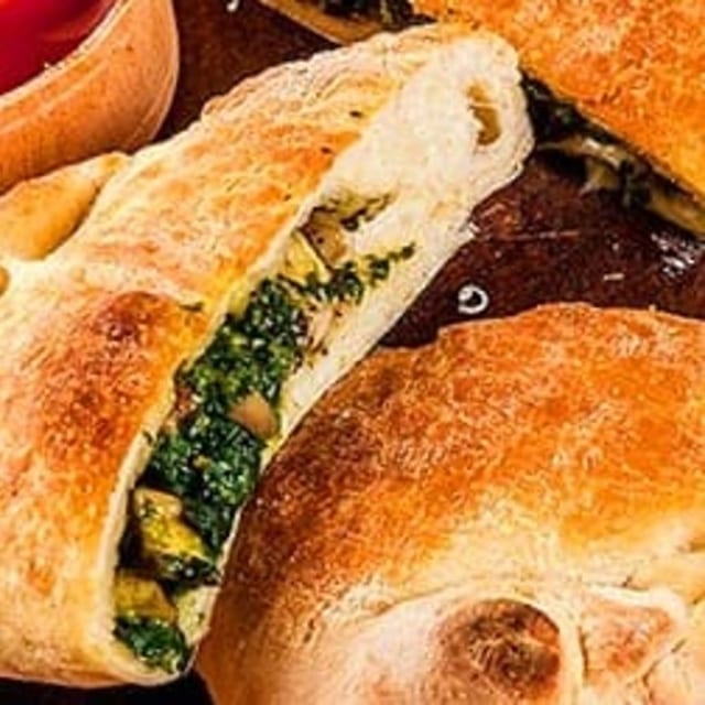 Spinach Calzone.